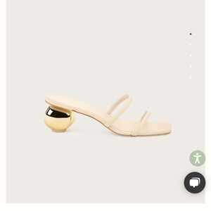 Cult Gaia Leora Sandal - Off White Size 39